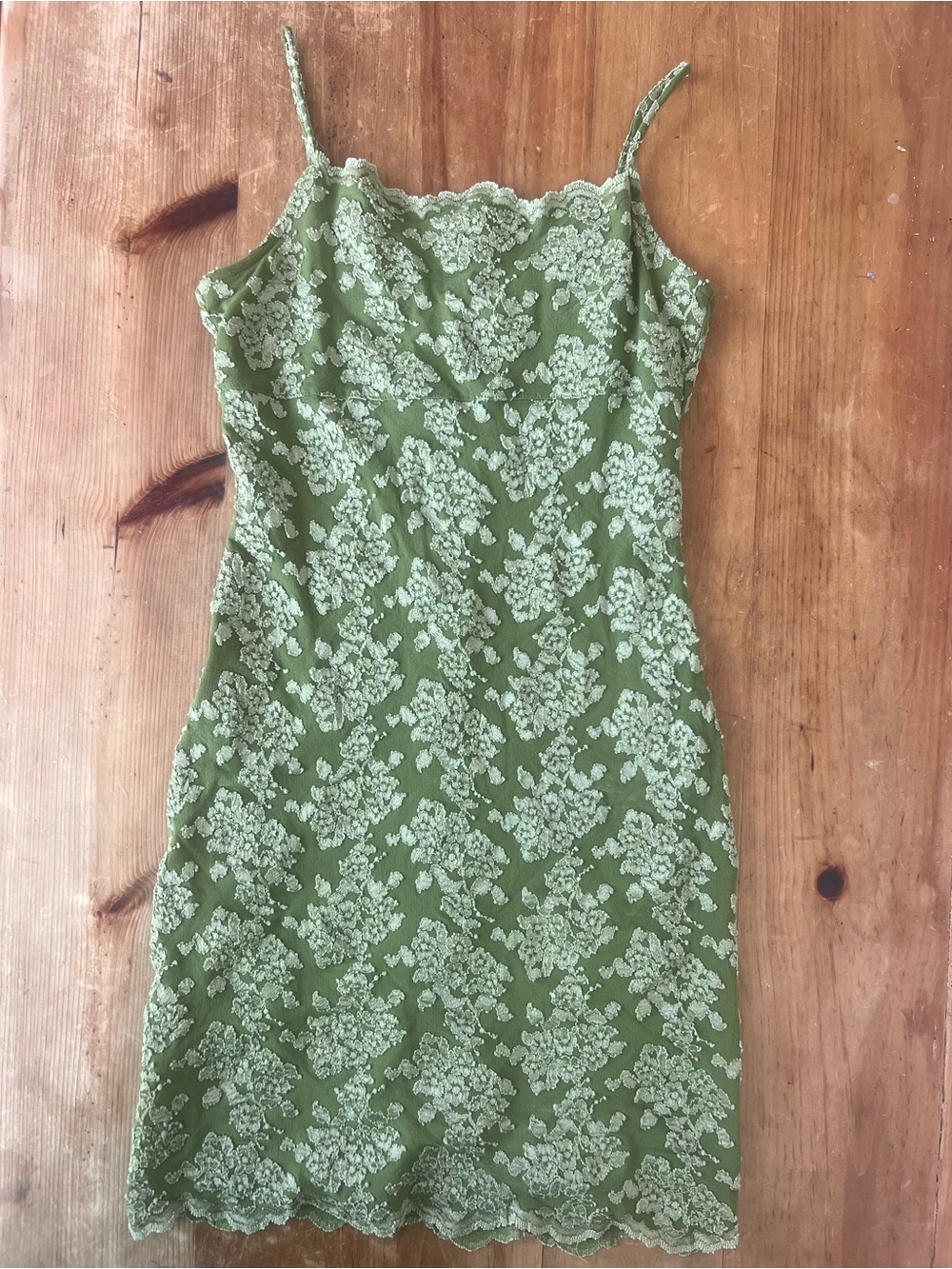 Y2K Green Fairy Mini Dress